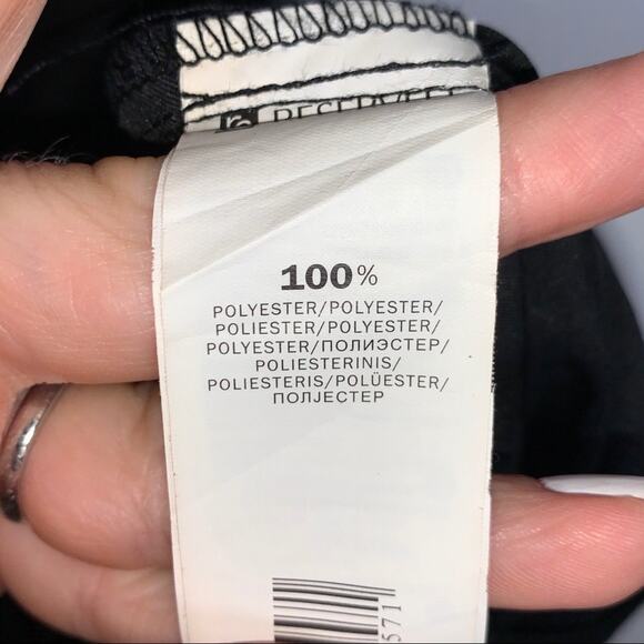 Reserved 38 black satin sleeveless knee length formal sheath dress size 8 - Picture 5 of 7